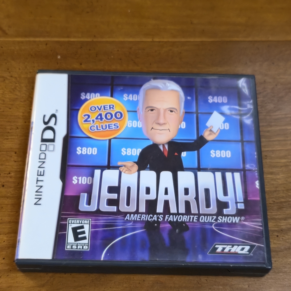 Nintendo DS Jeopardy! Game Complete In Box With Manual 2010